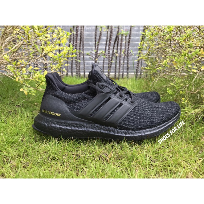 ♠️現貨♠️adidas originals ULTRABOOST W 4.0 BLACK GOLD 全黑F36123 | 蝦皮購物