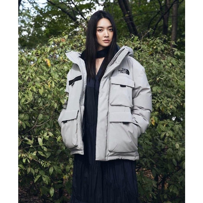 【吉米.tw】代購 申敏兒 The North Face 羽絨外套 保暖 黑色 北臉 TNF LOGO男女款 情侶