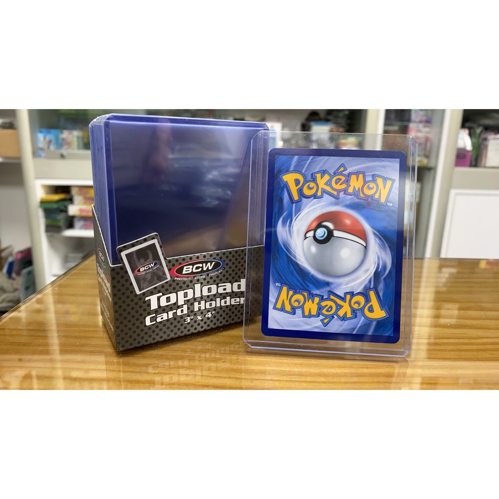 【雙子星】BCW 塑膠 卡夾 3" x 4" 適用 PTCG 保護 MTG 航海王 寶可夢