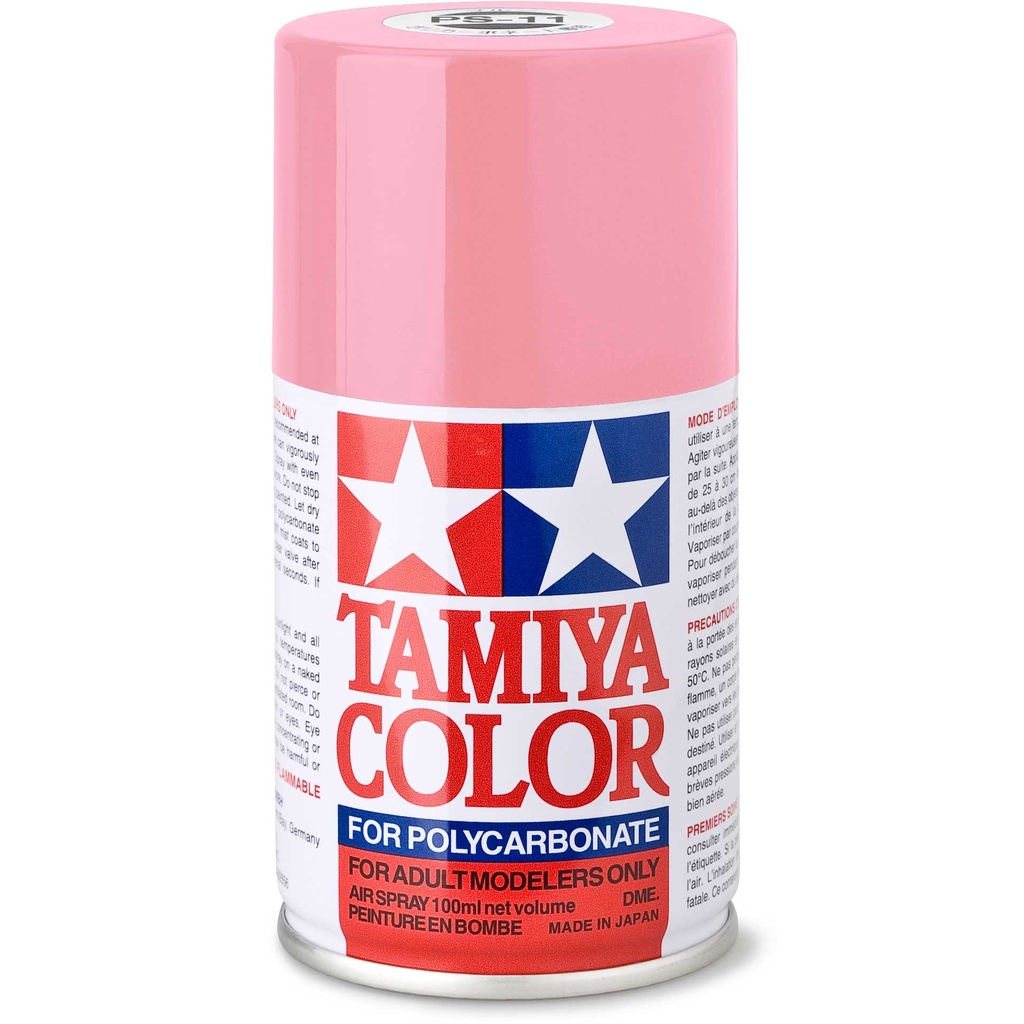田宮噴罐 TAMIYA PS-11 粉紅色 透明車殼用 耐撞擊 高延展性 東海模型