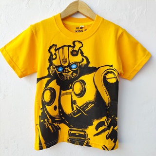 黃色大黃蜂變形金剛兒童 T 恤
