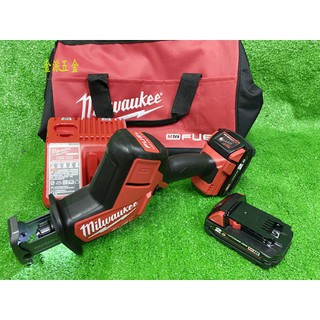 (附發票)金派五金~~美沃奇 M18FHZ 配18V雙鋰電+充電器+工具袋 18V 無刷 單手型 軍刀鋸