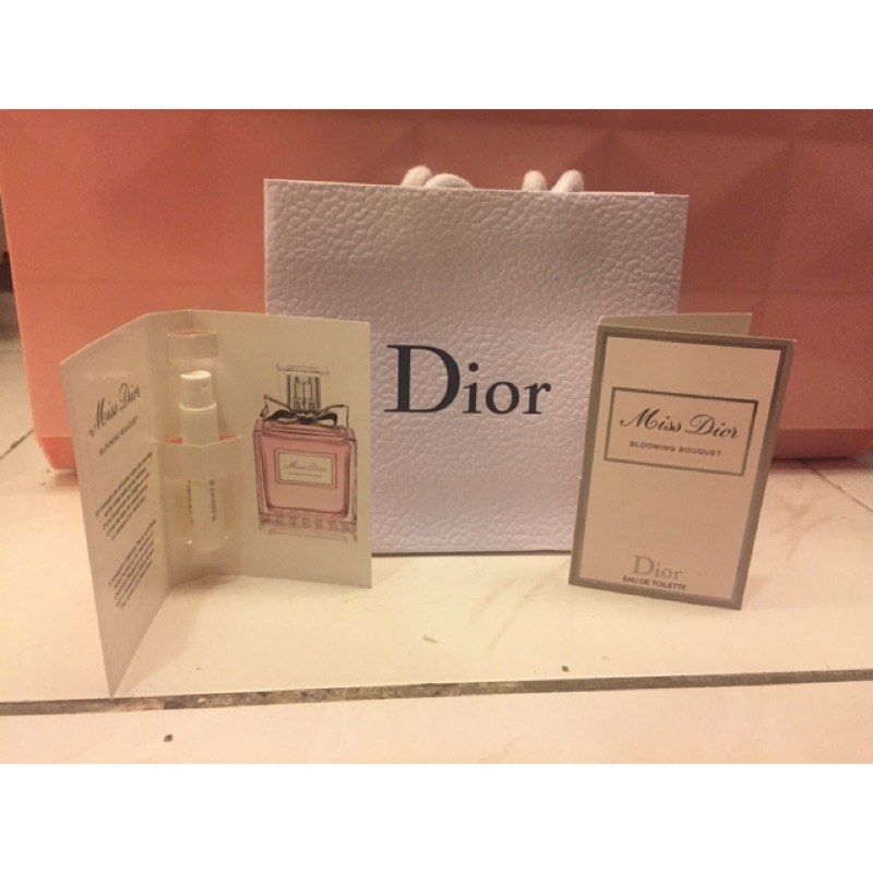 全新附提袋Dior迪奧 Miss Dior花漾迪奧 精萃香氛 針管香水 試管香水 噴霧香水 1ml