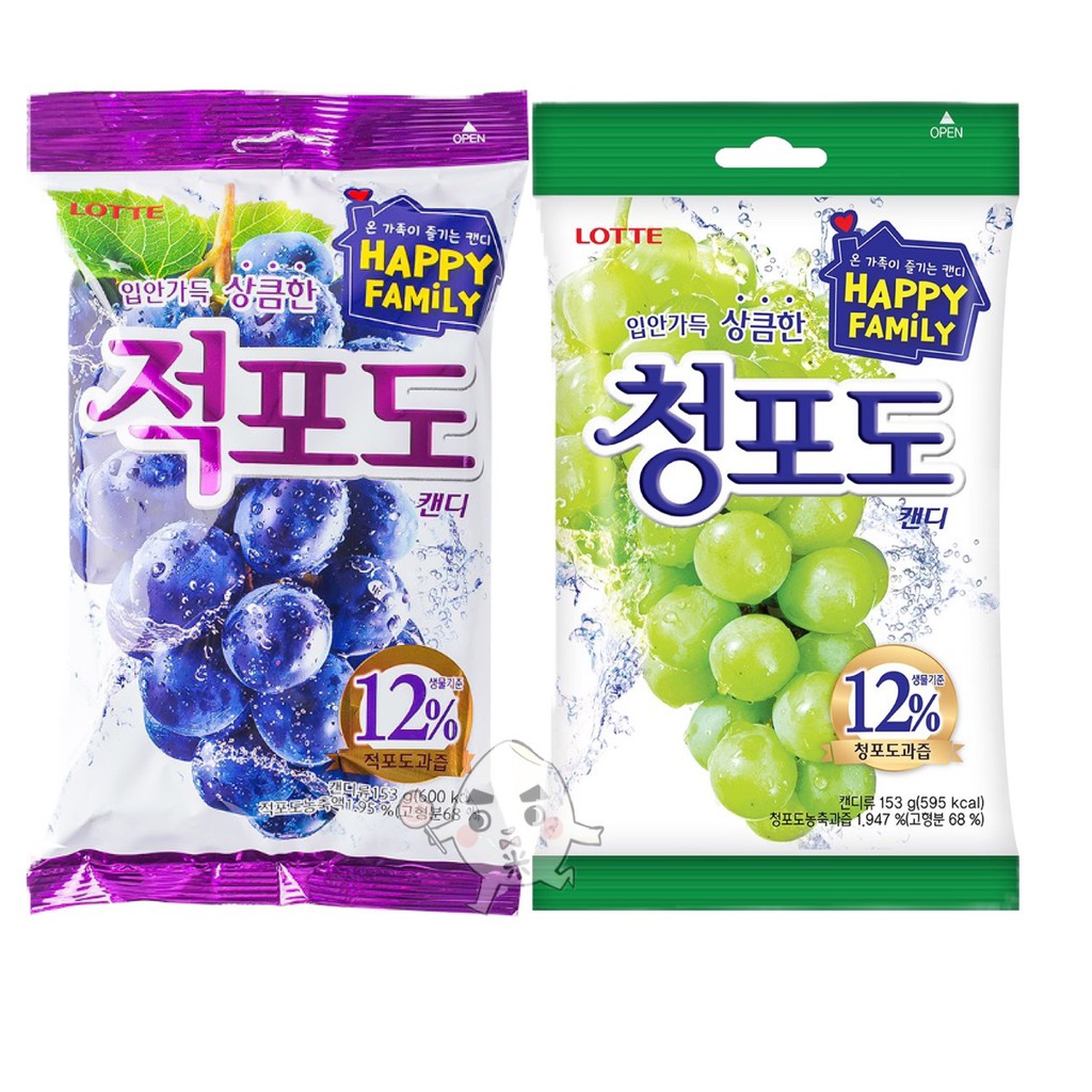 【米糖】韓國 樂天 LOTTE 青葡萄糖 紫葡萄糖 糖果  葡萄糖 韓國葡萄糖 樂天必買