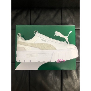SIX PUMA Mayze ST Wn’s 流行休閒鞋 女款 增高 厚底鞋 白虎紋 383334-01
