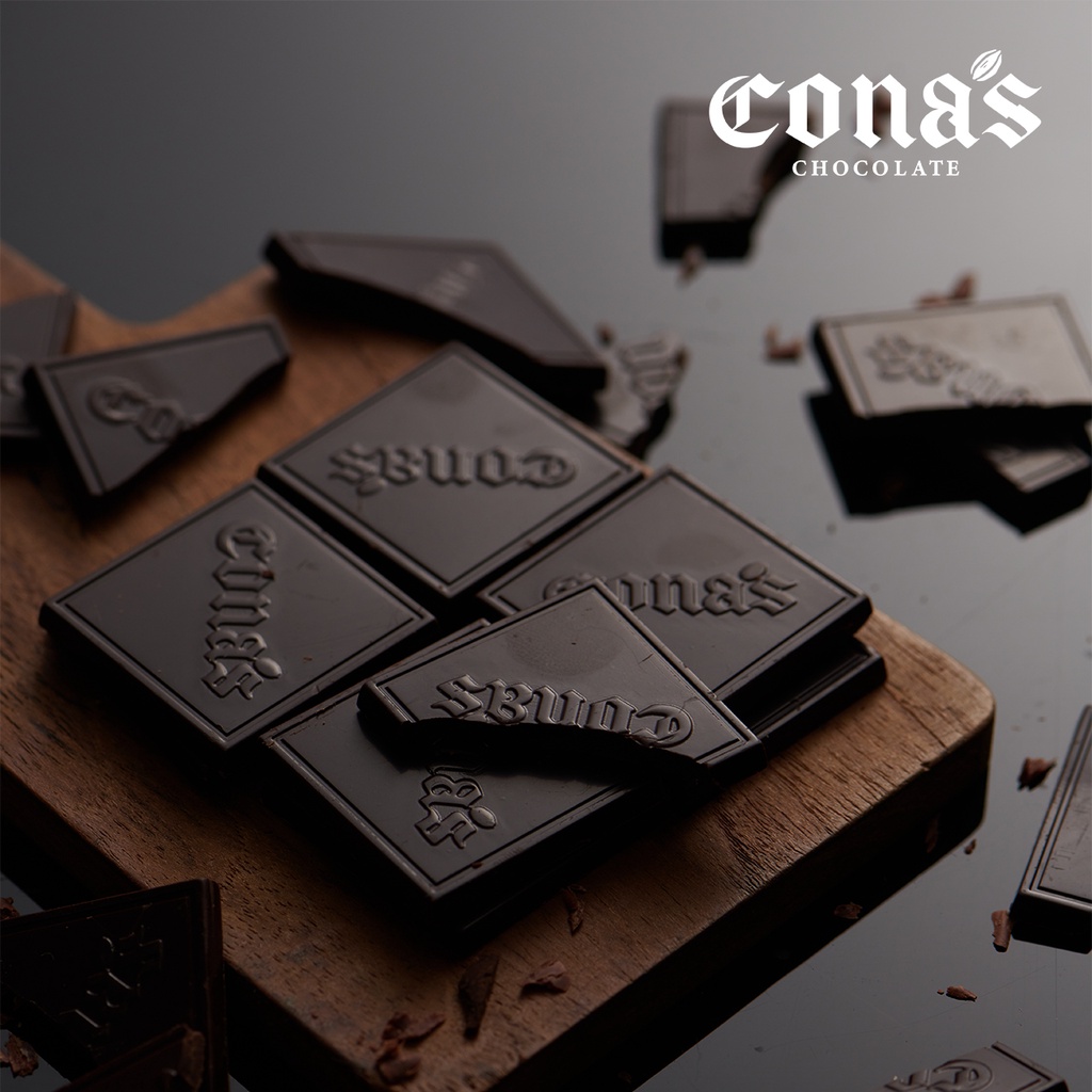 【Cona's妮娜巧克力】精選黑巧克力(無盒裝版) 純黑！純可可脂低負擔 妮娜巧克力