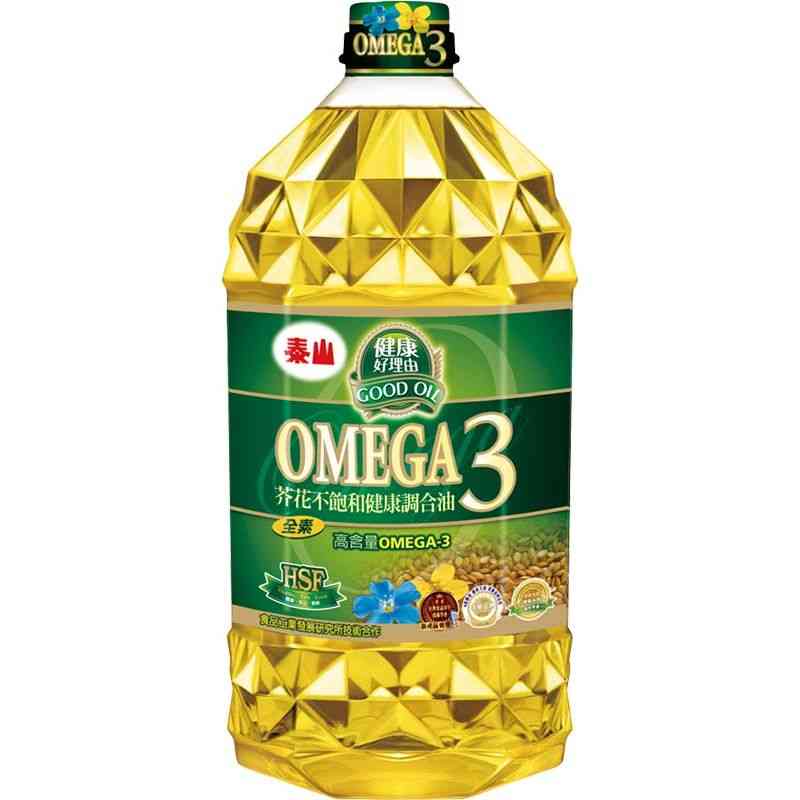 泰山OMEGA3芥花不飽和調合油2L公升 x 1【家樂福】