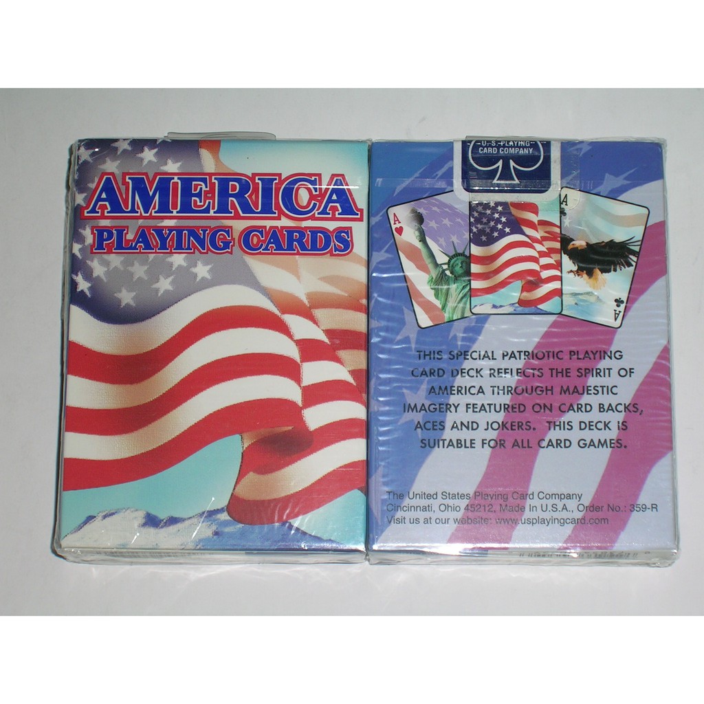 【USPCC 撲克】美國 美國旗 撲克牌-S1050965