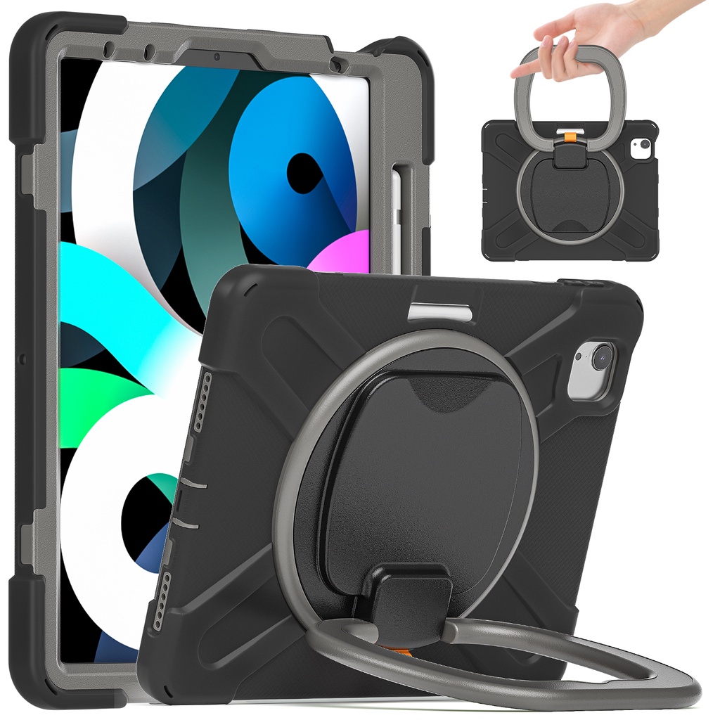 iPad Pro 2021全包保護殼iPad Air4代保護套可手提 帶支架 肩帶