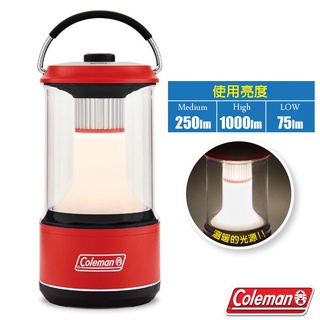 【美國 Coleman】BG LED 帳蓬露營營燈(防水效能IPX4.570g).天幕帳棚野營燈 紅 CM-34245