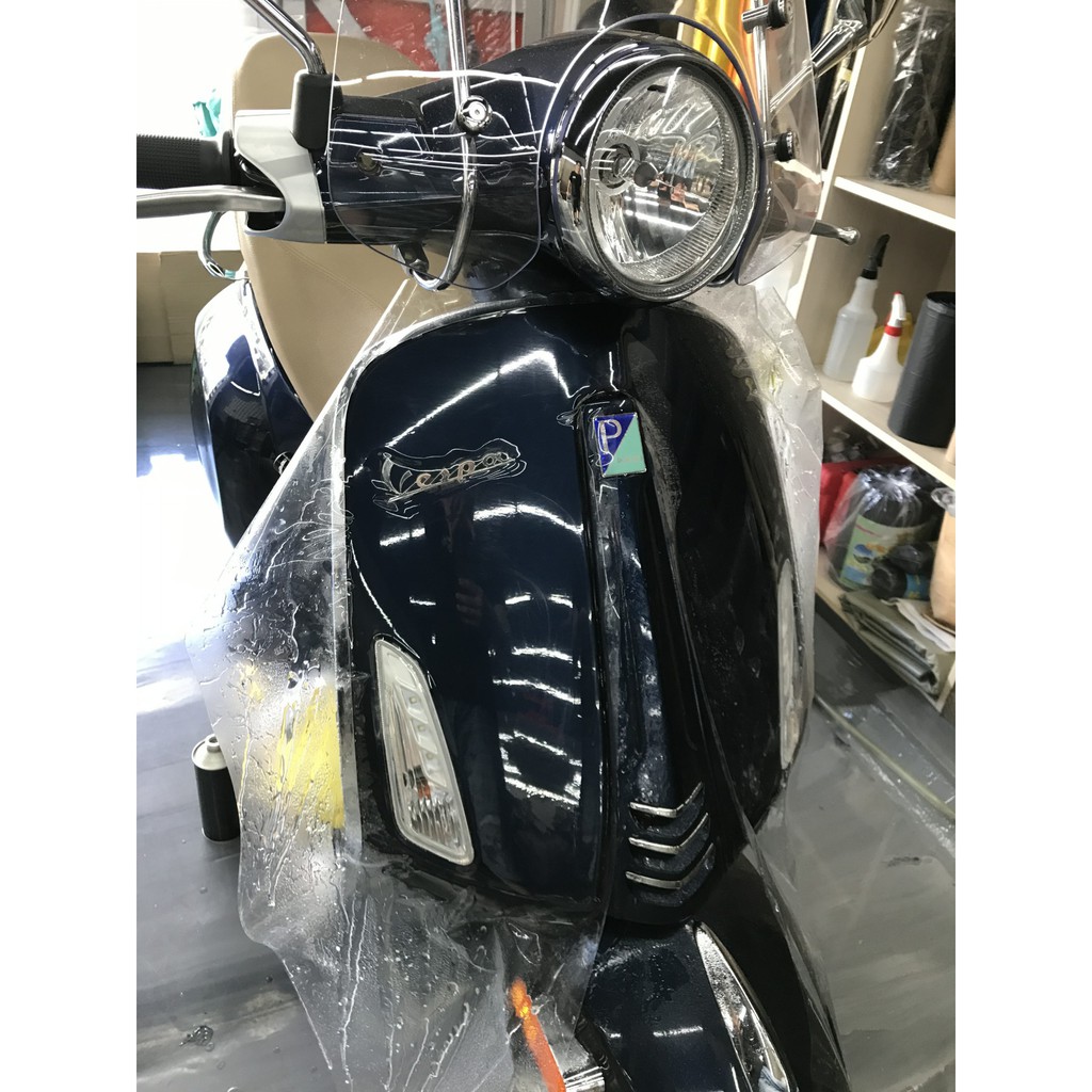 偉士牌vespa Primavera 125 全車犀牛皮貼膜機車貼膜機車包膜機車犀牛皮車燈貼膜sprint 蝦皮購物