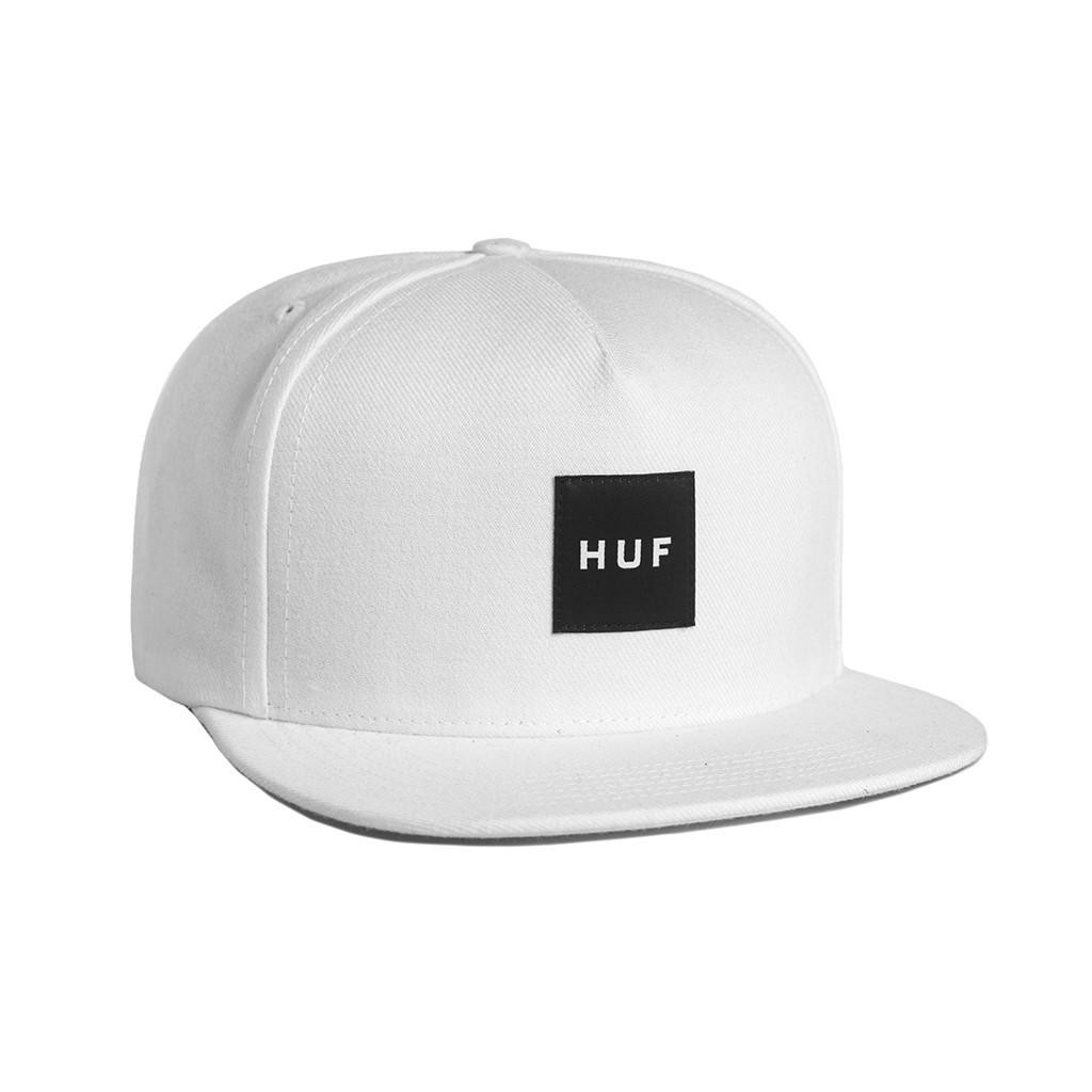 HUF - 16春季白色BOX LOGO帽 HT53001-街頭 潮流 塗鴉 滑板 FIXED GEAR