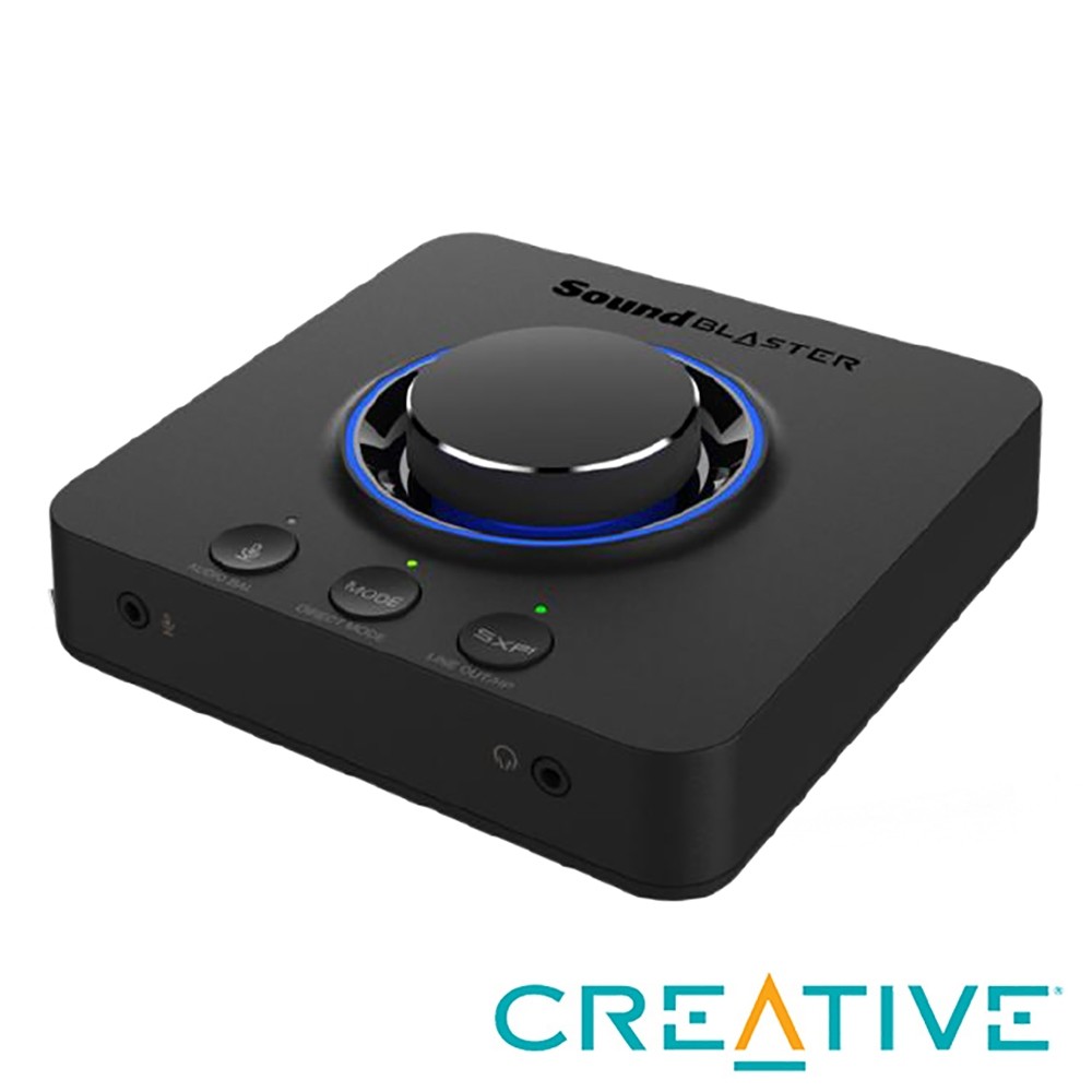 【白米飯3C】有發票+CREATIVE Sound Blaster X3 Hi-Res 7.1聲道  USB 音效卡 .