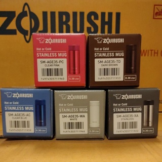 ZOJIRUSHI 象印 SM-AGE35 旋轉蓋 真空保溫保冷杯 350ML