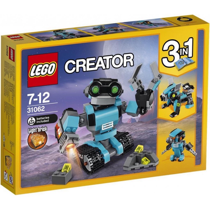全新 LEGO 31062 探險機器人