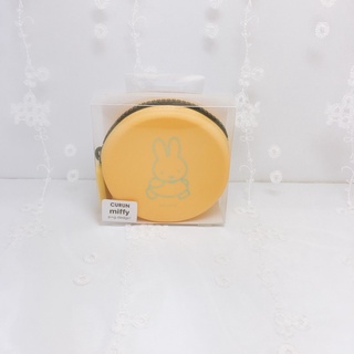 米菲 米飛兔 Miffy 矽膠材質 圓形 寬拉鍊 防水 耐髒 零錢包