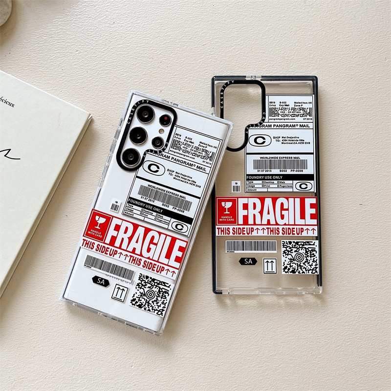 SAMSUNG 三星 CASETiFY【DHL 標籤】軟矽膠 TPU 手機殼三星 Galaxy S22 Plus S22