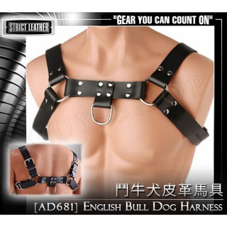 美國 XRBRANDS 鬥牛犬皮革馬具 AD681 English Bull Dog Harness
