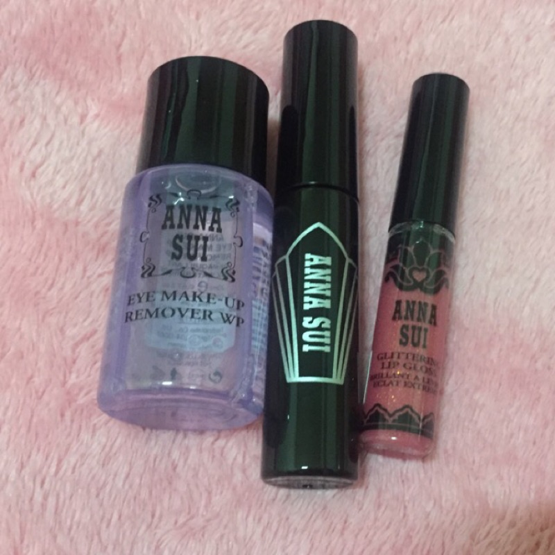 ANNA SUI 睫毛膏、唇蜜、卸妝液