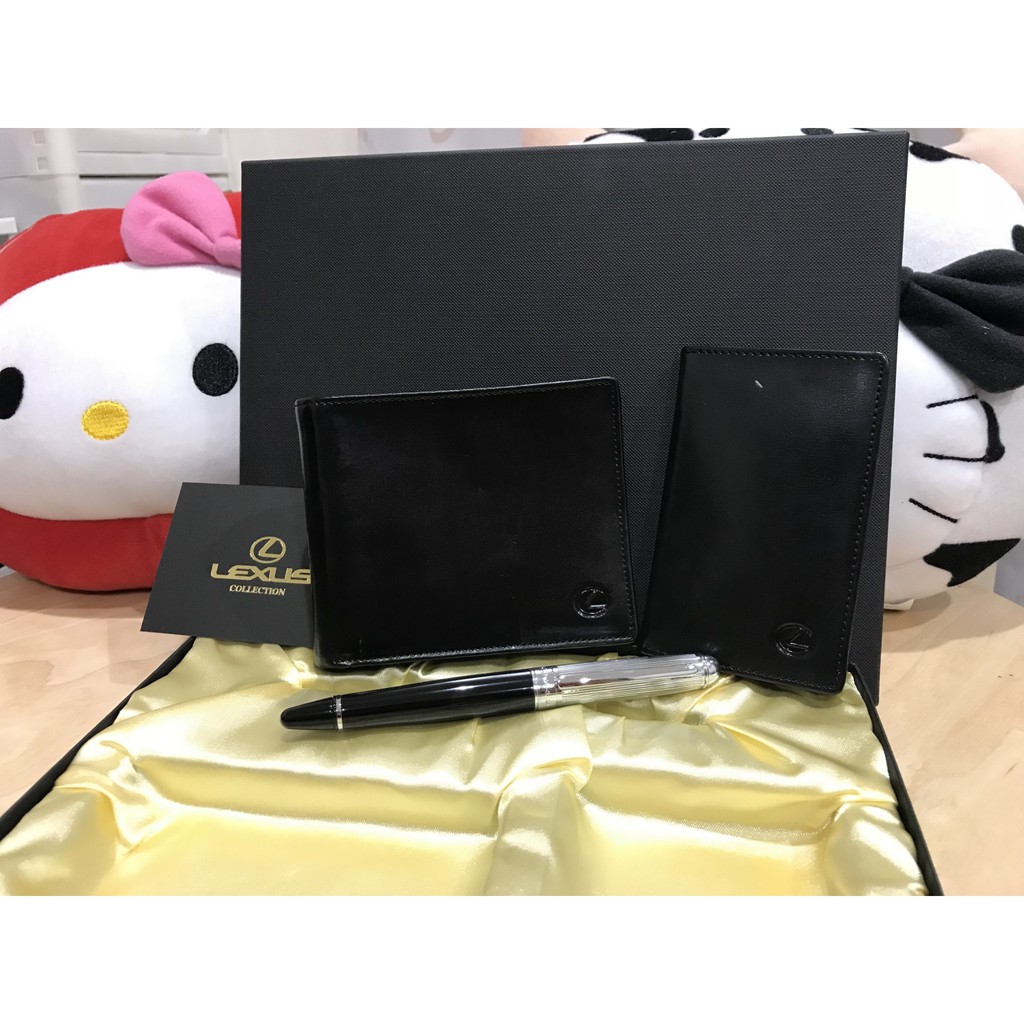 ❆品牌專區 ❆ LEXUS 皮夾+名片夾+鋼珠筆禮盒