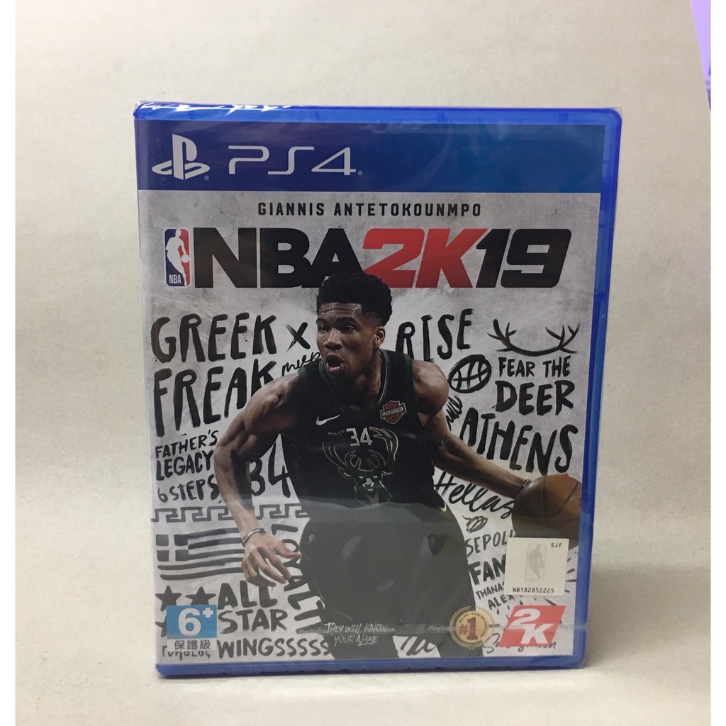 (全新品)NBA 2K19 標準版PS4中文版