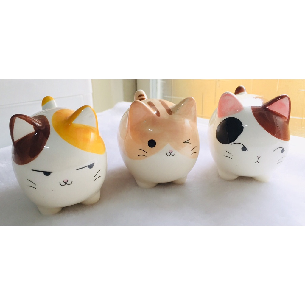 陶瓷 貓咪 🐈 擺件 倉鼠籠 造景 小貓