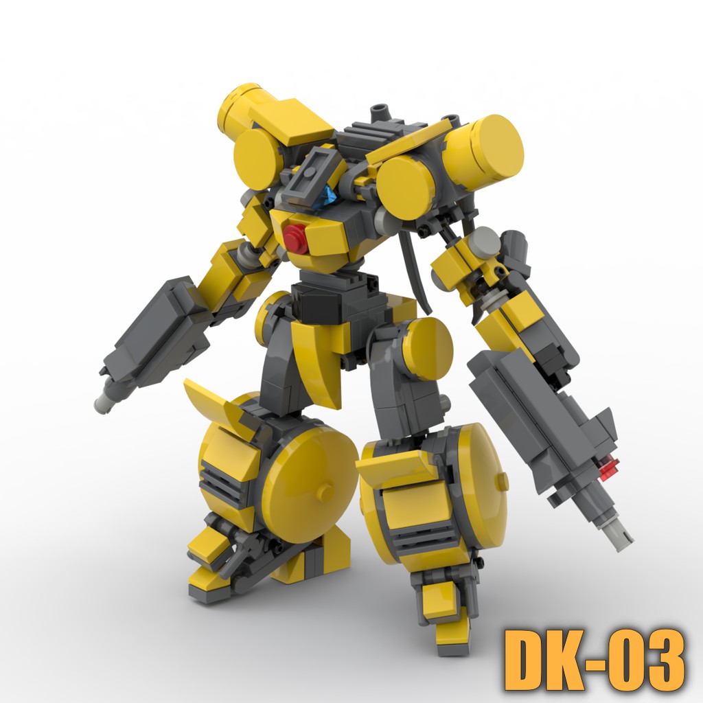 DK 03 無人機甲 MOC 機甲 機器人 相容 樂高 LEGO 75973 樂拼  50004 積木