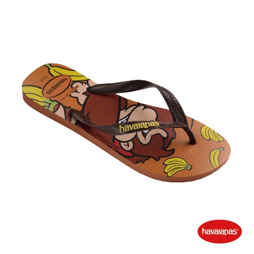 Havaianas 哈瓦仕 男女鞋 拖鞋 夾腳拖 瑪利歐 猩猩 磚紅 Mario Bros 4140269-1976U