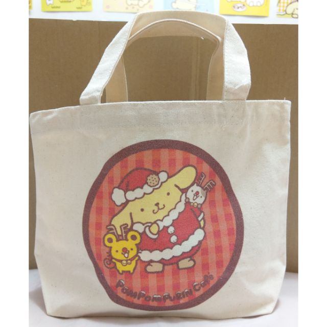 【 日本限定 】三麗鷗 布丁狗 聖誕節限量提袋 便當袋 環保袋 小提袋