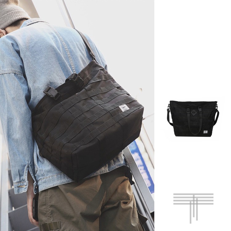 【TT404】🔥免運🔥戰術尼龍手提包 托特包 側背包 包包