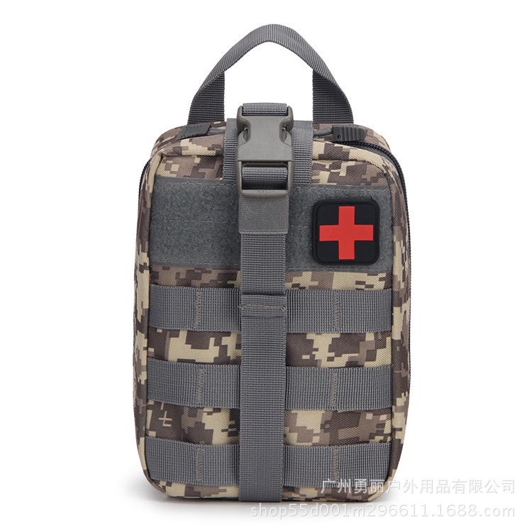 新款戶外戰術腰包 野營醫療包登山救生包7寸手機掛包