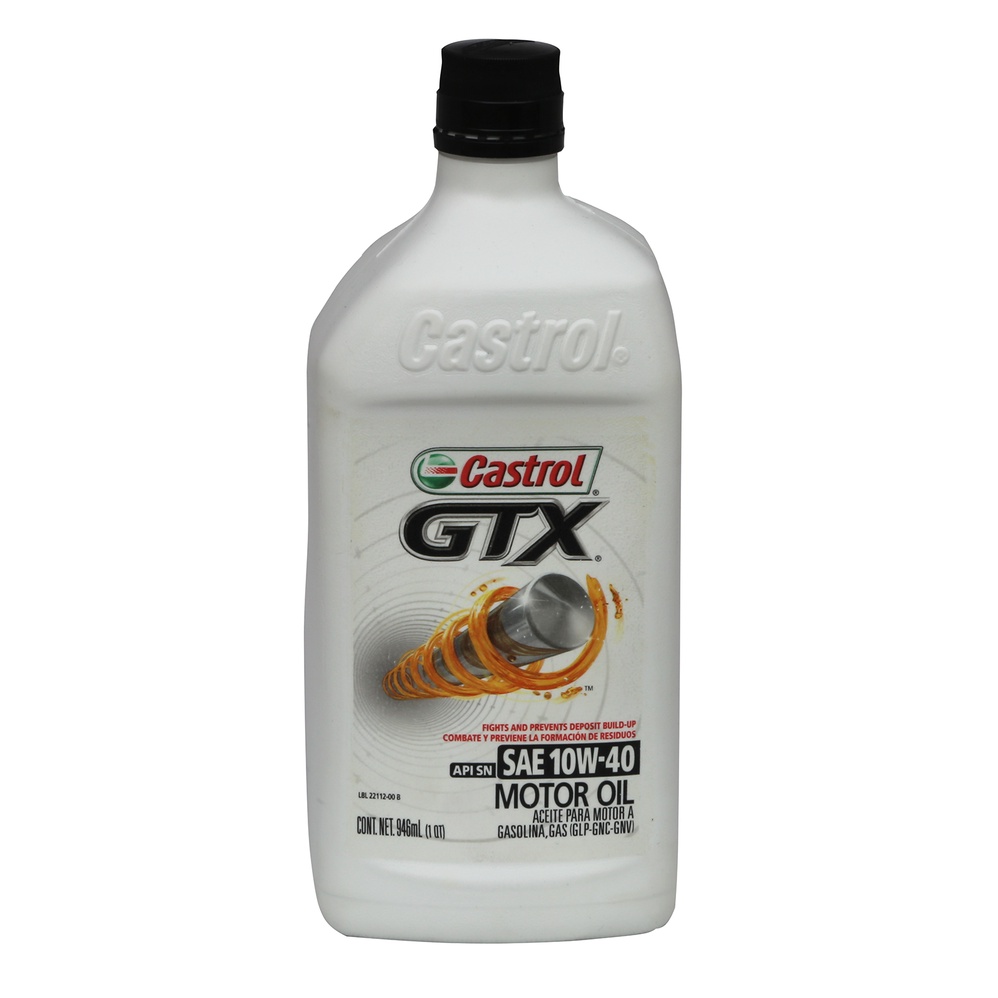 嘉實多 Castrol GTX 10W-40汽車引擎機油(946ml)【亞拉旗艦館】