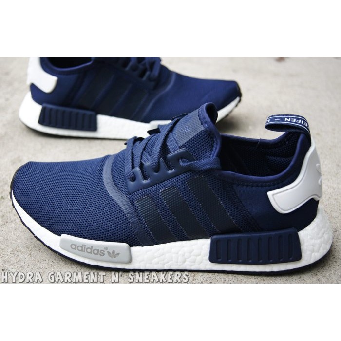 【HYDRA】adidas NMD Runner 深藍 白 海軍藍 BOOST S79161 輕量 慢跑 限量款