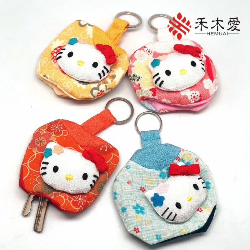 日本~Hello Kitty和風鑰匙包(預購)
