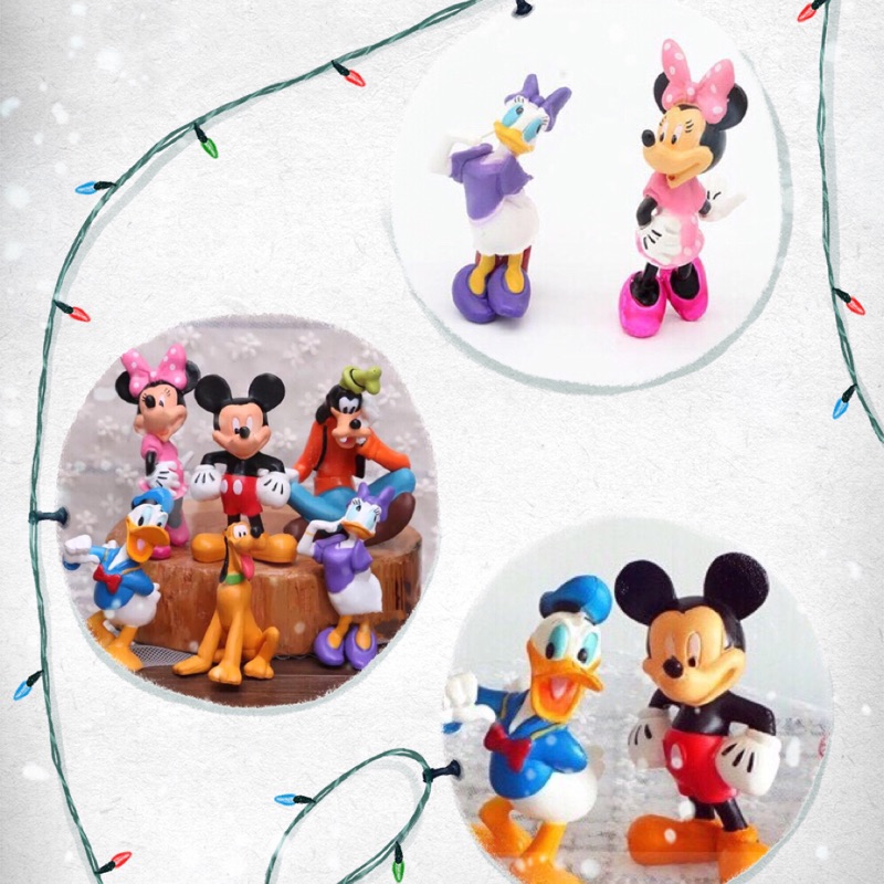 特價 迪士尼 Disney 米奇 米妮 黛絲 唐老鴨 高飛 布魯托 療癒 蛋糕 擺飾 擺件 玩具 造型 可愛 公仔 現貨
