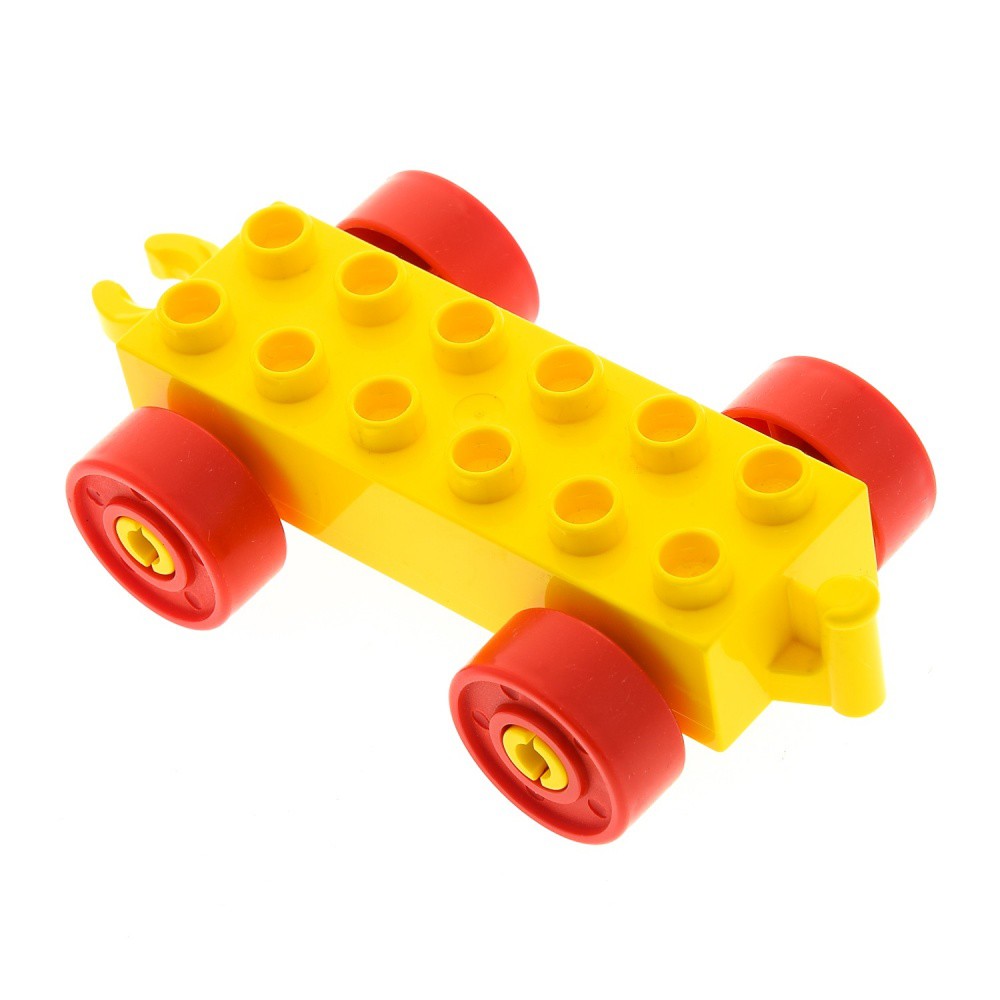 公主樂糕殿 LEGO 樂高 得寶 Duplo 火車 車廂 車子 連接 紅輪子 11248c02 M004