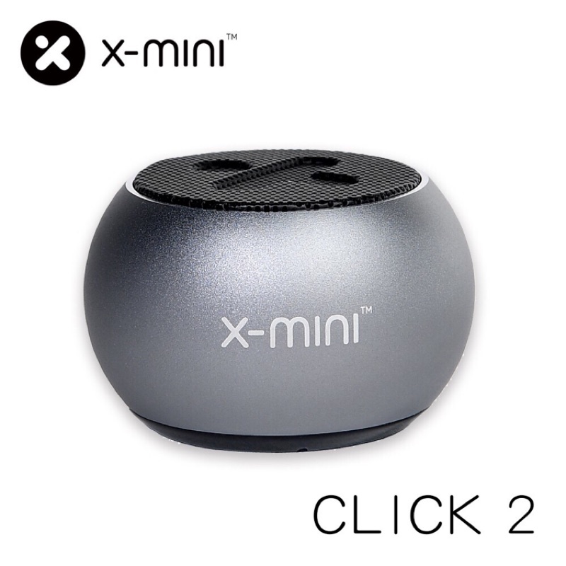 X-mini CLICK 2 迷你藍芽喇叭(金屬灰)
