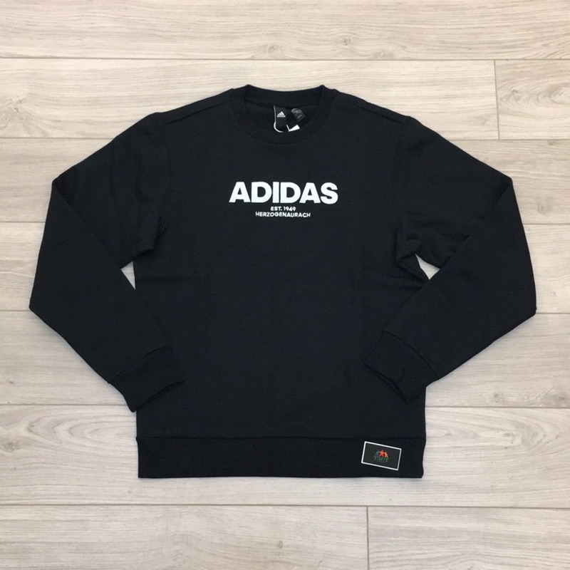 TNT》ADIDAS ESS ALLCAP CREW 男棉質內磨毛電繡大學t 長袖上衣CZ9075 | 蝦皮購物