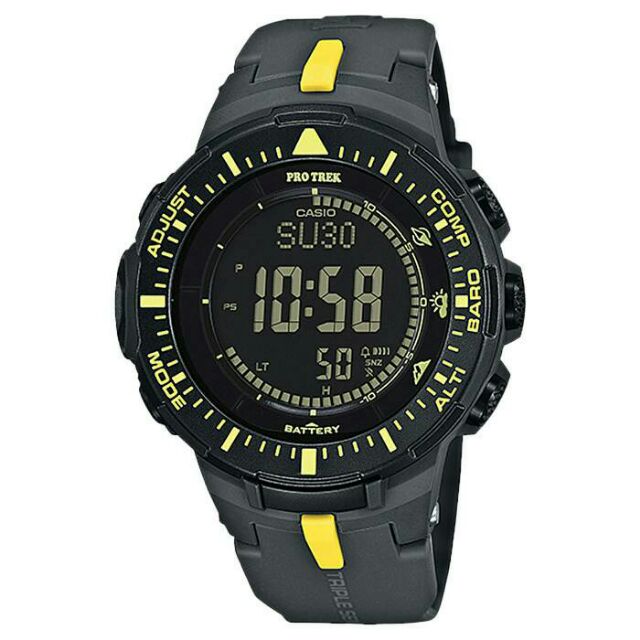 卡西歐CASIO
CAS-PRG-300-1A9DR男士手錶
石英技術/礦物玻璃功能/ 10 ATM防水 二手正品