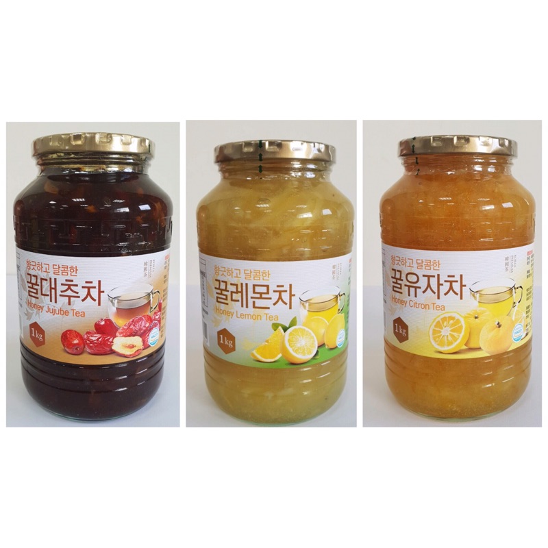 韓國  蜂蜜 柚子茶 l 蜂蜜 檸檬茶 1公斤