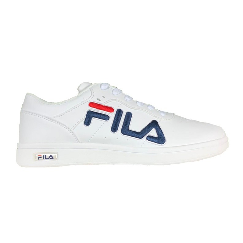 FILA 男款白色復古休閒鞋 -NO.1C917T123