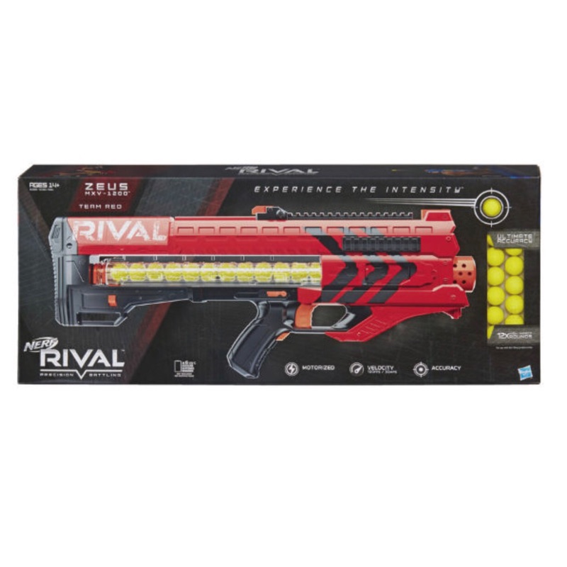 🌟NERF 決戰系列 RIVAL宙斯 射擊器 MXV1200🌟⚠️限郵寄-紅色⚠️Zeus（彈夾 子彈 阿波羅