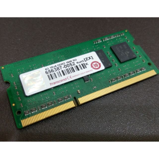 筆記型創見記憶卡 4G ddr3 1600