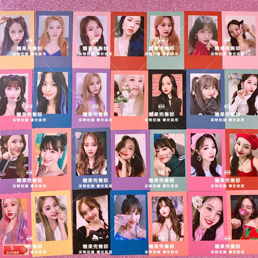 Twice彩色拍立得mina林娜璉momo周子瑜sana樸志效小卡咕卡3寸周邊 蝦皮購物
