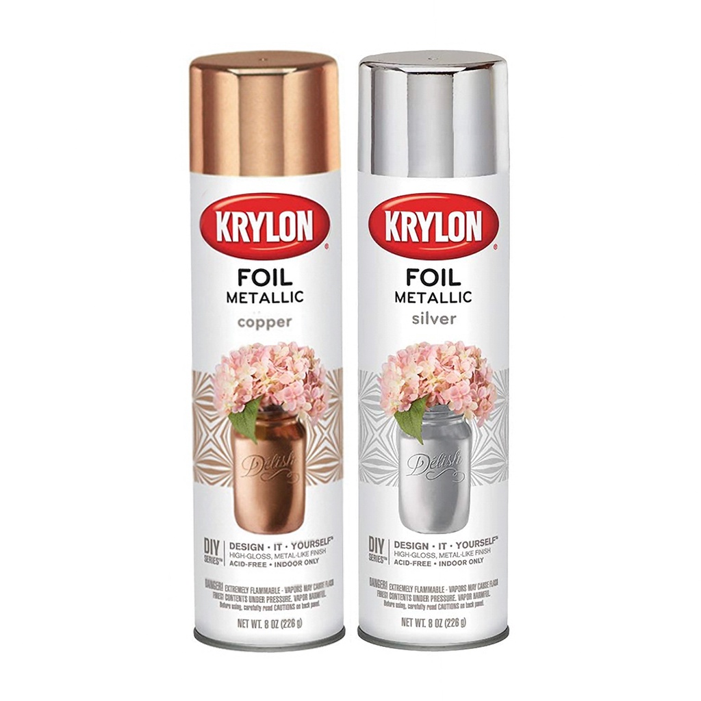 出清 Krylon 金屬箔噴漆 226g Foil Metallic