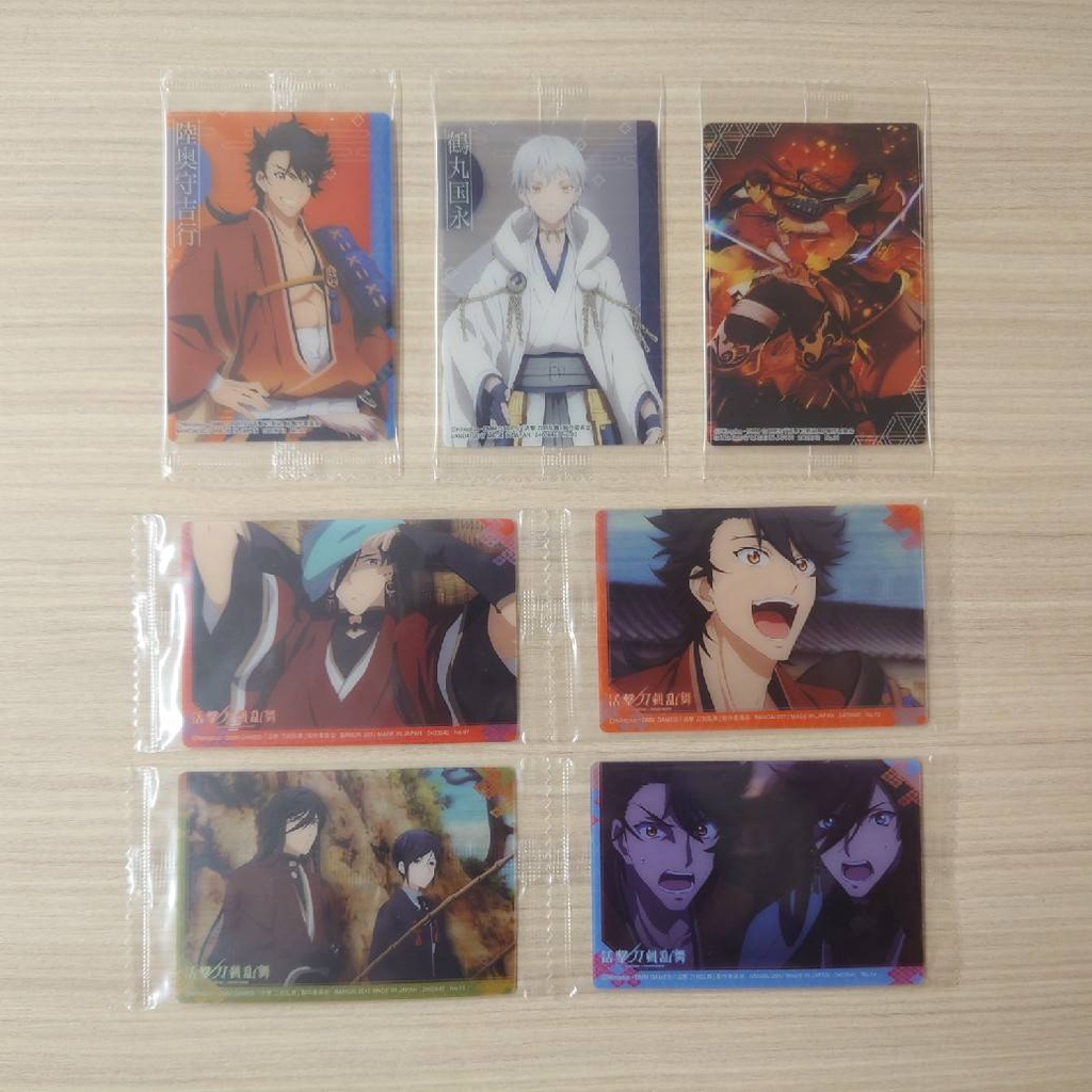 刀劍亂舞 日版 活擊 透卡 陸奧守吉行 鶴丸國永 和泉守兼定 藥研藤四郎