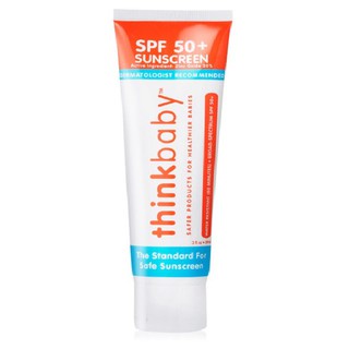 【正原廠台灣公司貨】美國thinkbaby幼兒防曬乳物理防曬 SPF50+  天然防曬乳89ml