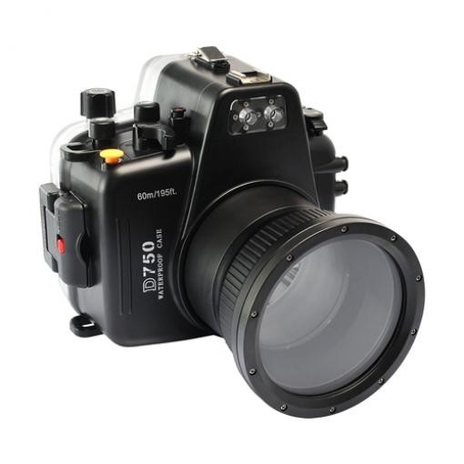 2魔攝影 國旅特約店 Kamera Nikon D750 105mm 潛水殼黑60米防水殼保固一年d750 蝦皮mall Line購物