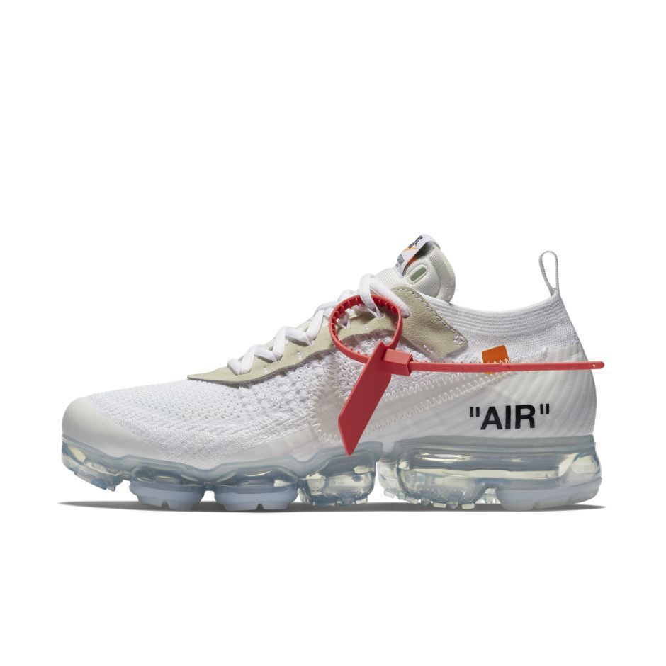 OFF WHITE X NIKE VAPORMAX WHITE ON FEET
