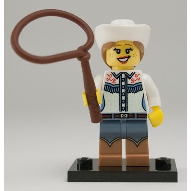 玩樂趣 LEGO樂高 8833 第八代 Cowgirl 二手人偶